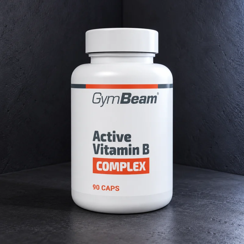 GymBeam Aktivni kompleks vitamina B, 90 kapsula